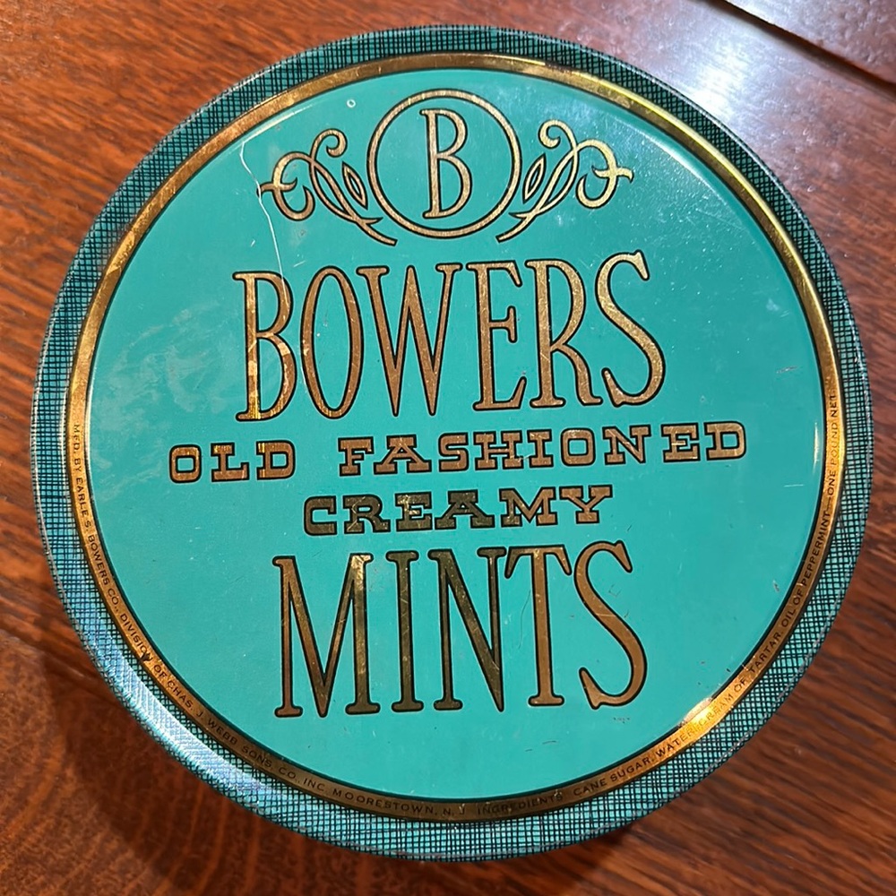Vintage Bowers Mint tin